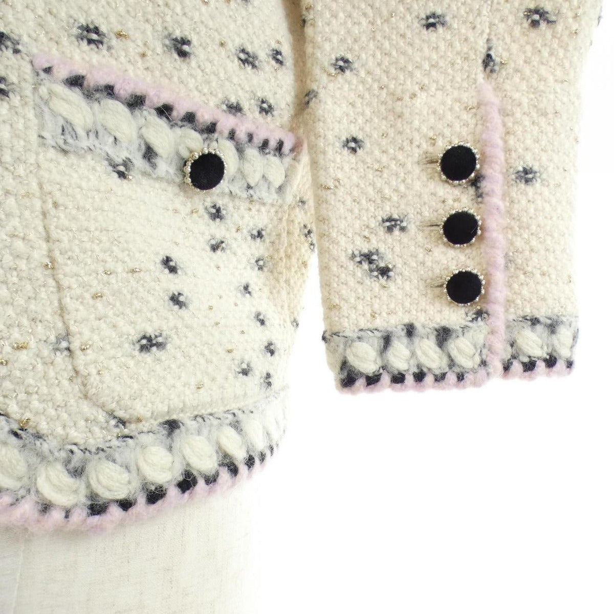 Chanel Jacket Cashmere Black — view 7
