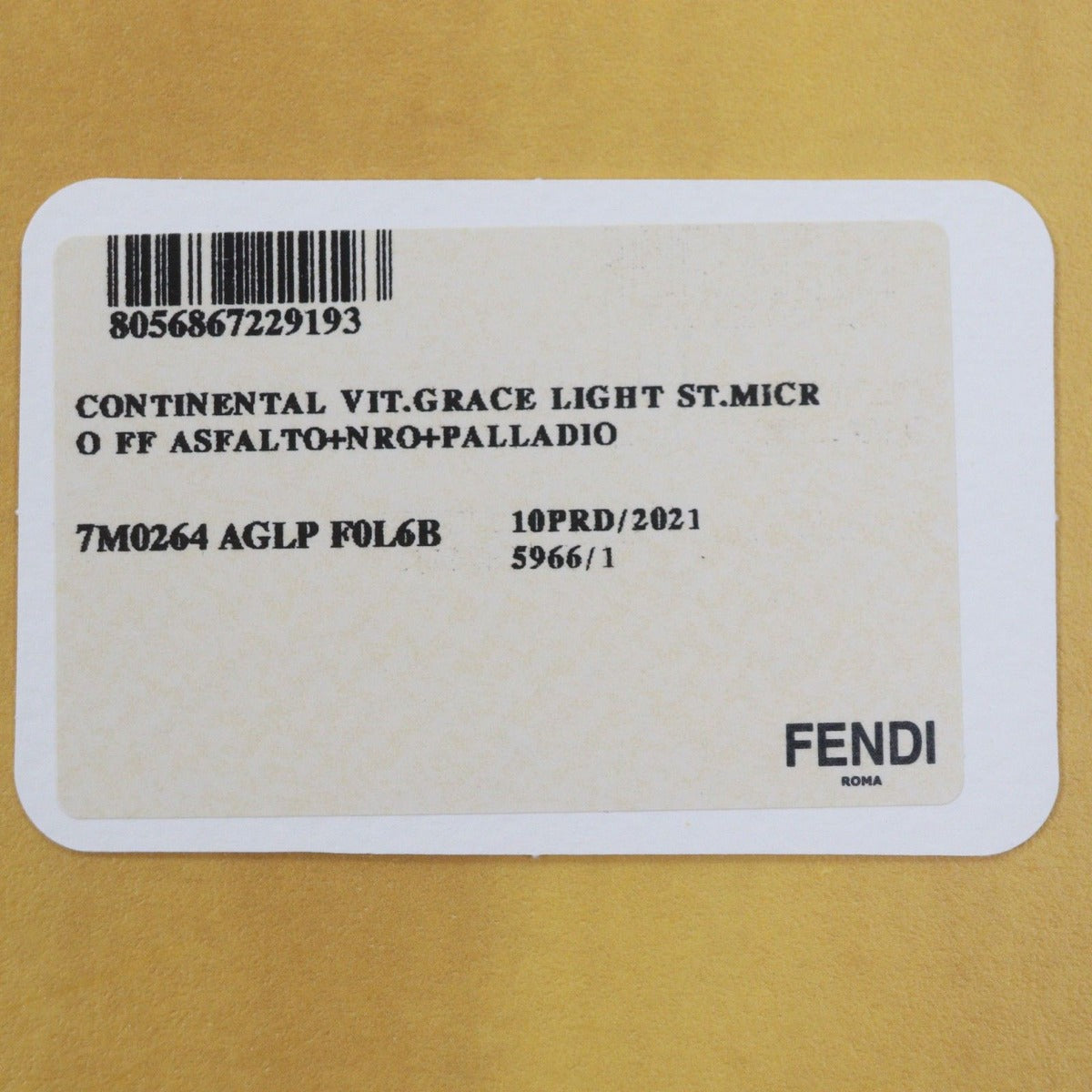 Fendi Leather Micro Zucca Wallet Bifold Black — view 12