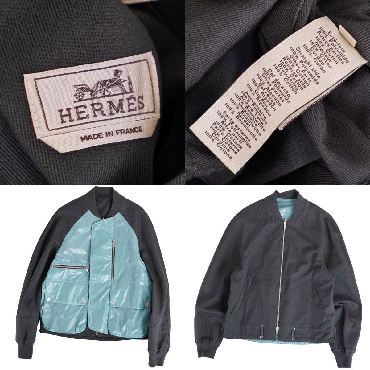 Hermes Jacket Reversible Zip Up — view 10
