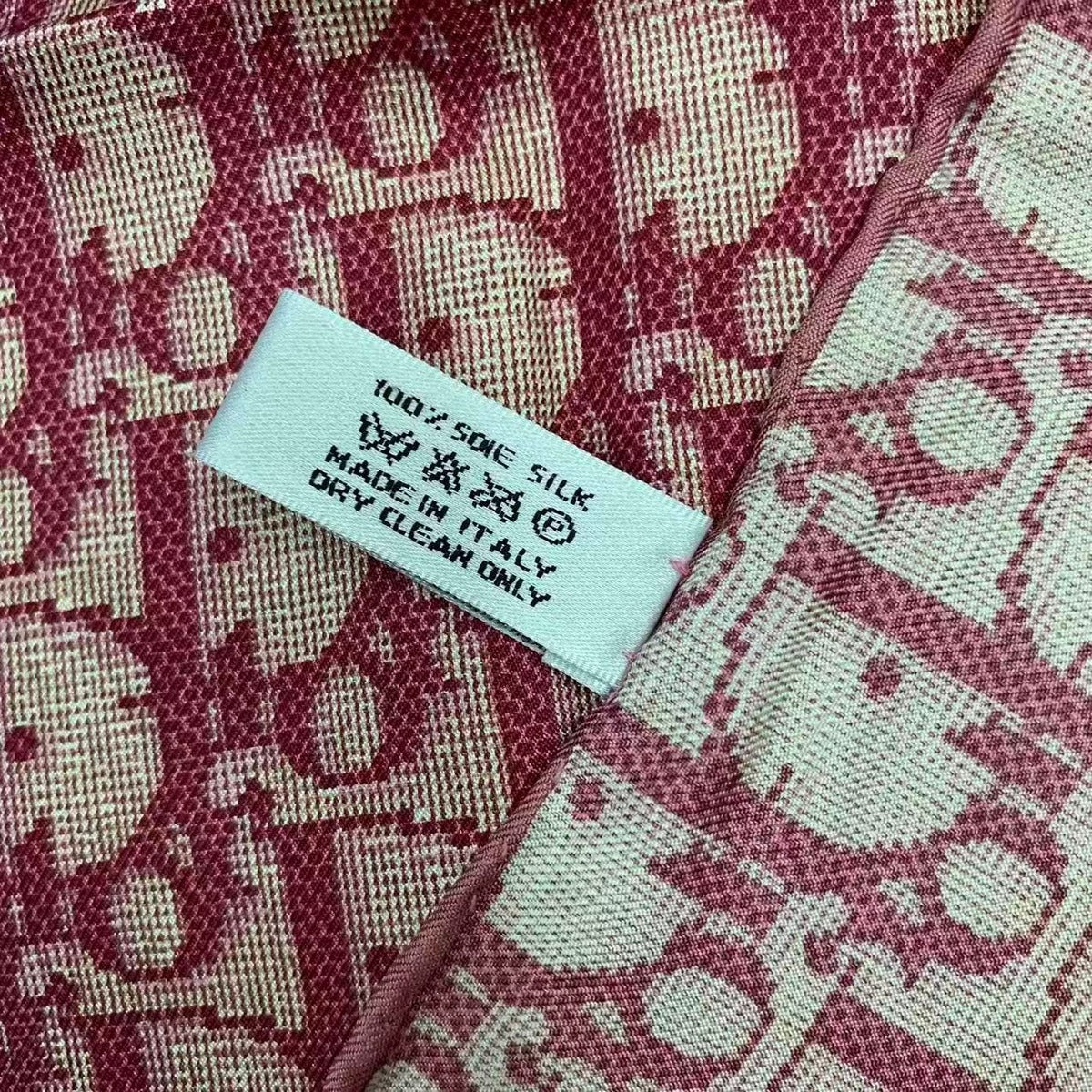 Dior Christian Trotter Scarf Silk Pink — view 8