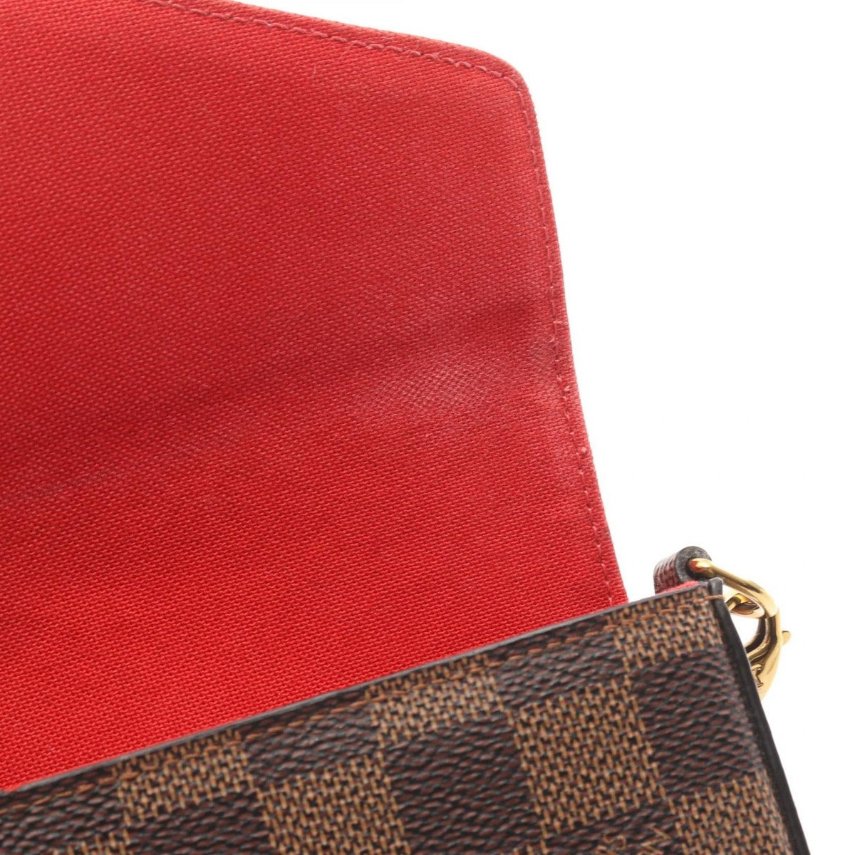 Louis Vuitton Shoulder Bag Pochette Felicity Canvas Ebene Brown — view 10