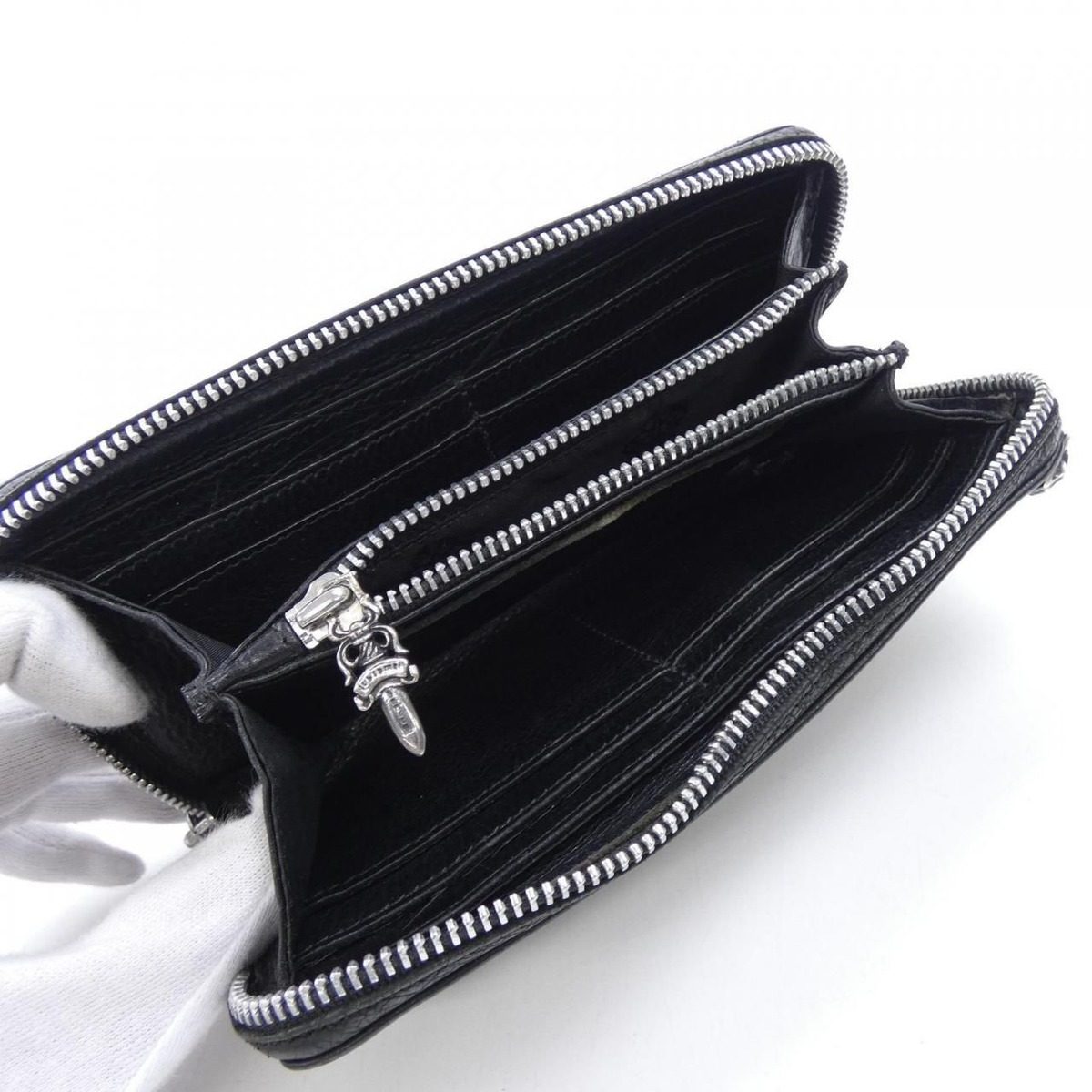 Chrome Hearts Rec F-zip 2 Pylmd Rec Pyramid 304 Wallet — view 5