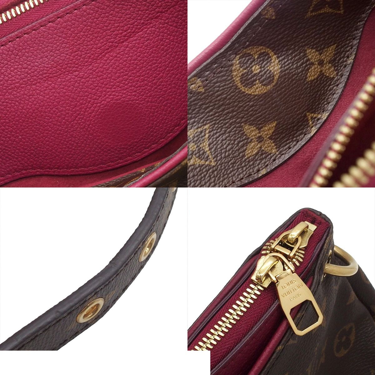 Louis Vuitton Pallas Lezan Monogram Calfskin 2-Way Shoulder Bag — view 8