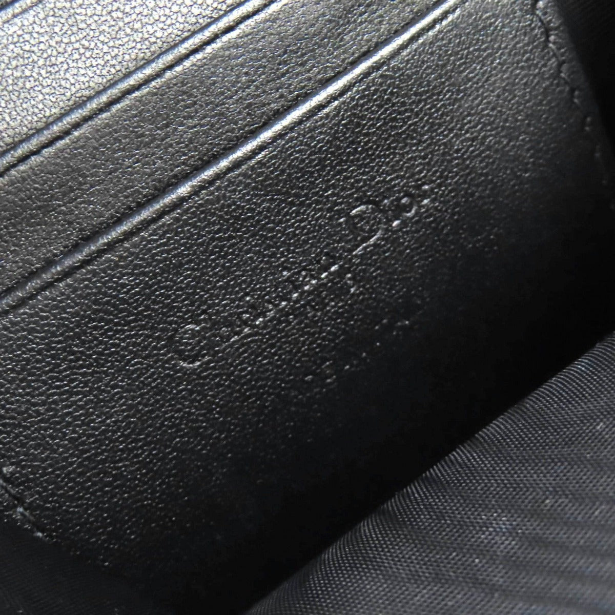 Dior Christian Phone Pouch Black — view 9