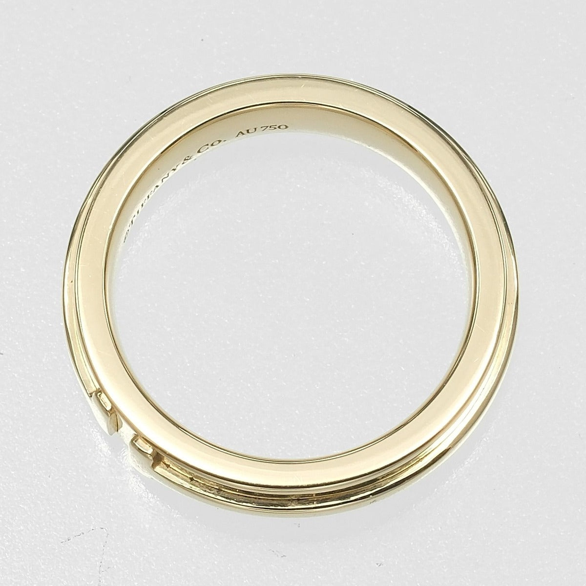 Tiffany & Co T Narrow 18K Yellow Gold Ring — view 10