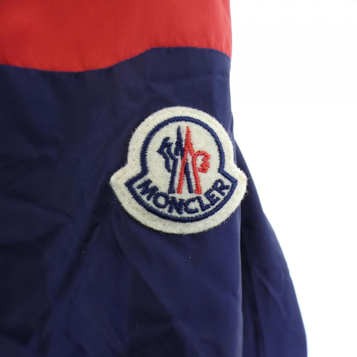 Moncler Bukret Down Jacket Navy Red — view 9