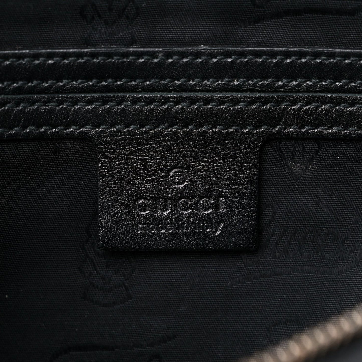 Gucci GG Supreme Imprime Monogram Waist Bag Belt Bag Pouch Mens Black