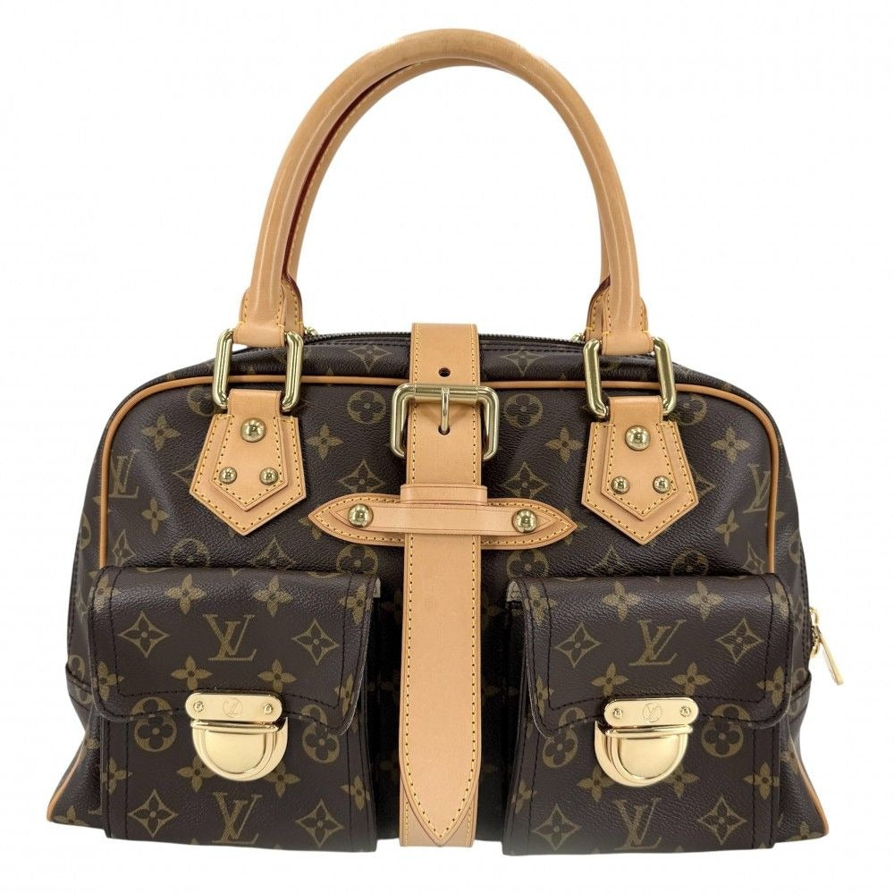 Louis Vuitton Handbag Shoulder Manhattan GM Brown