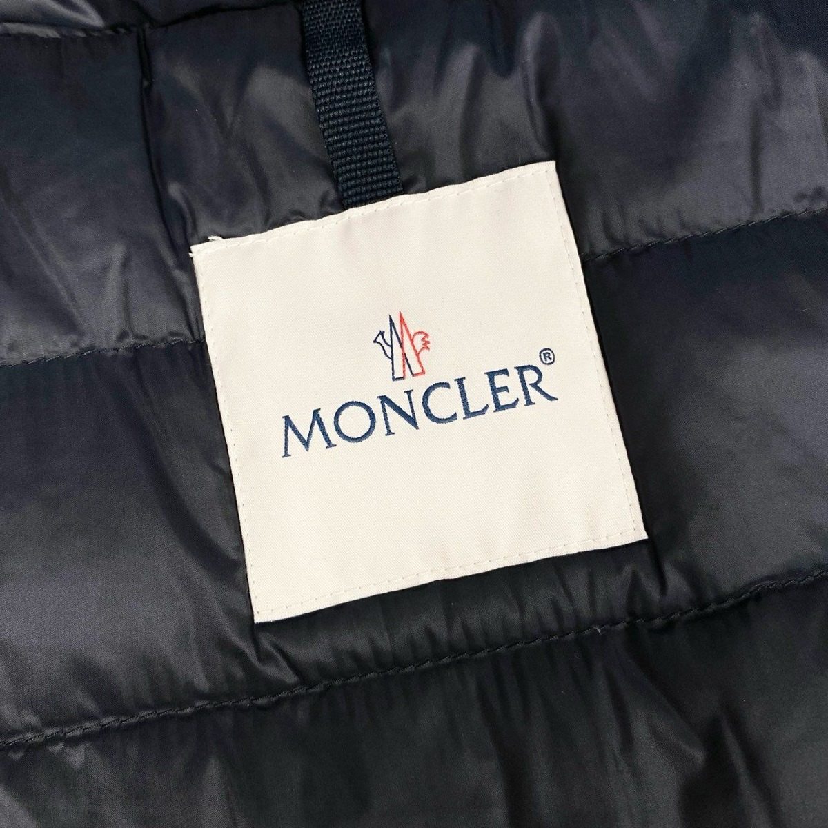 Moncler Callaqui Giubbotto Wool Down Coat Outer 1 Navy — view 12