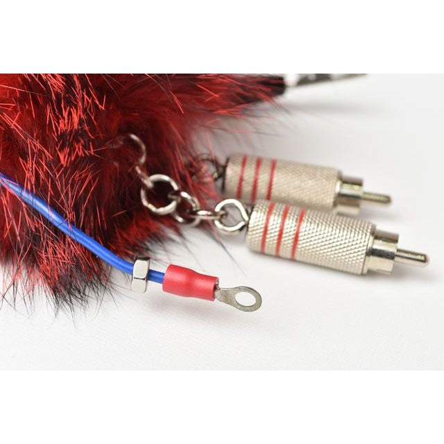 Prada Key Ring Holder Trick Robot Red Multi — view 7
