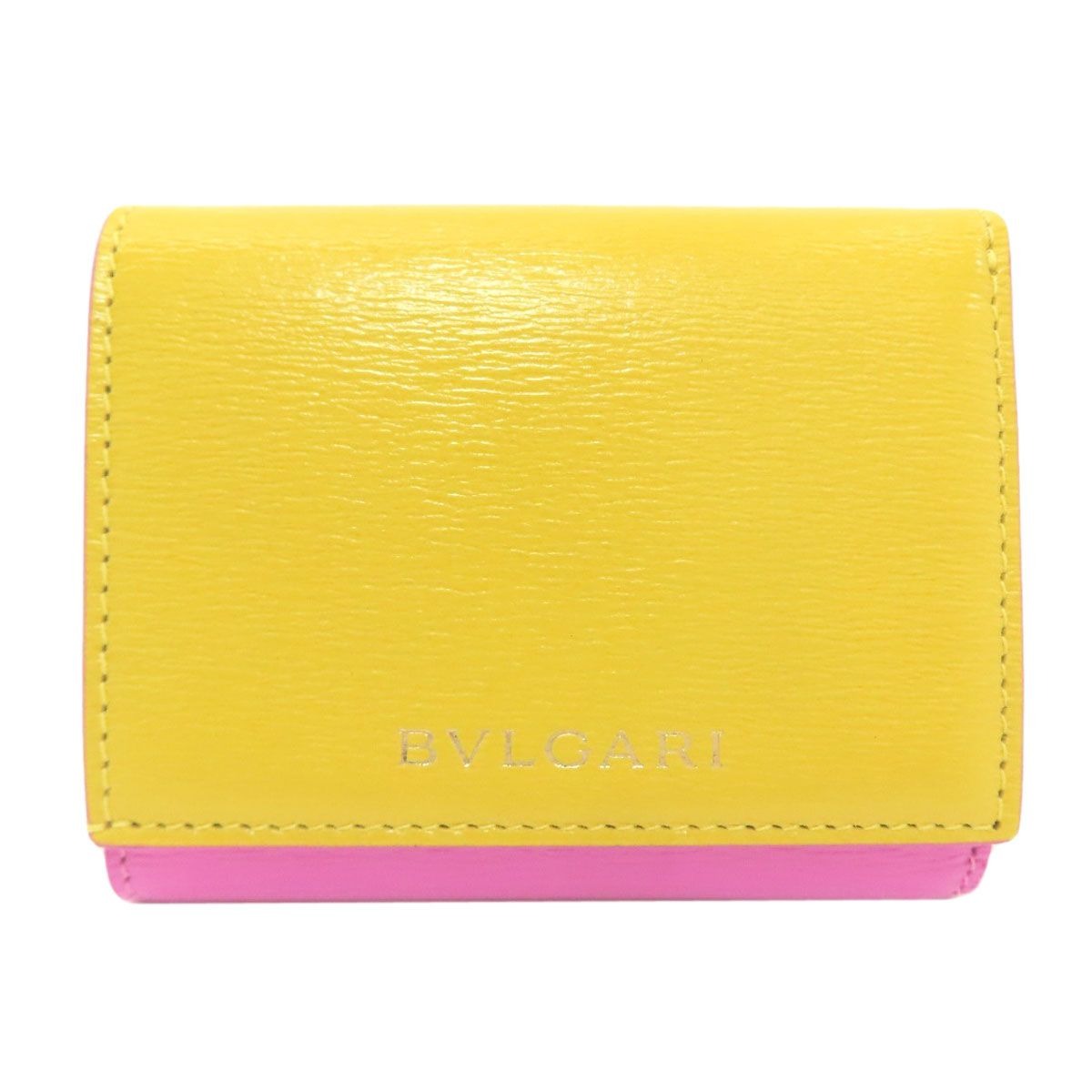 Bvlgari B.Zero1 Charm Bifold Wallet Leather
