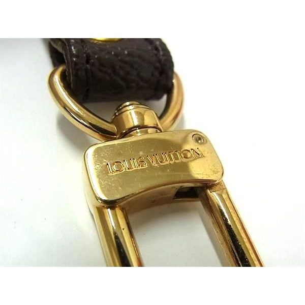 Louis Vuitton Monogram Bag Shoulder Strap Crossbody Brown — view 4