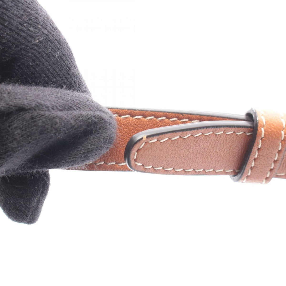 Celine Shoulder Bag Round Purse Triomphe Black Brown Canvas — view 7