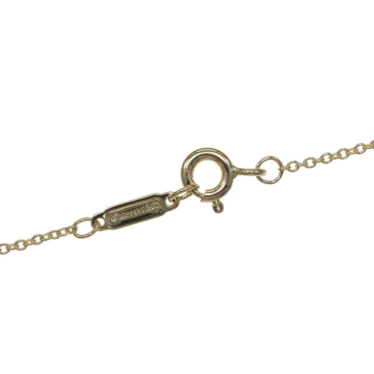 Tiffany & Co Cross XS 18k Yellow Gold Diamond Necklace — view 8