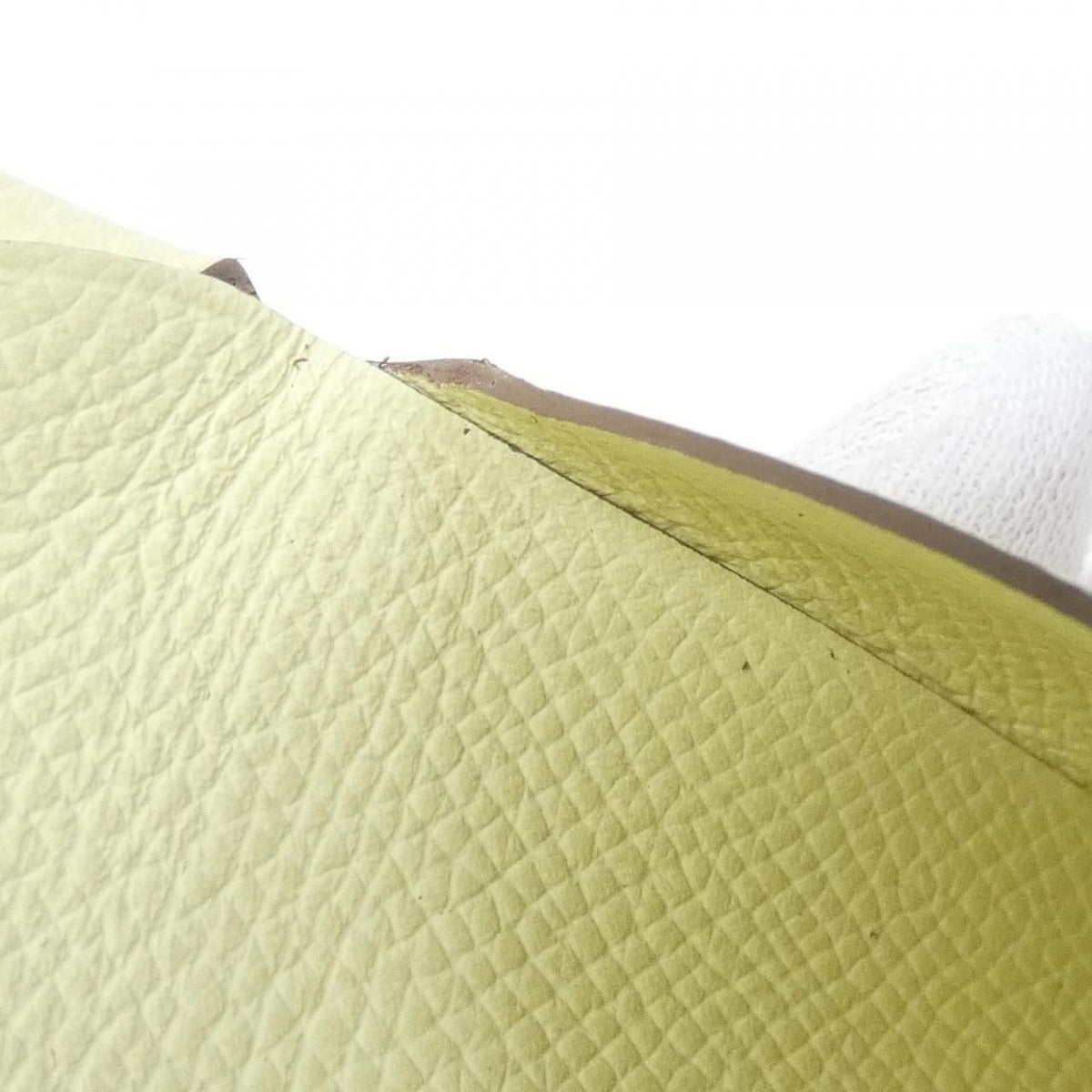 Hermes Calvi Duo Coin Case Jaune Milton — view 6