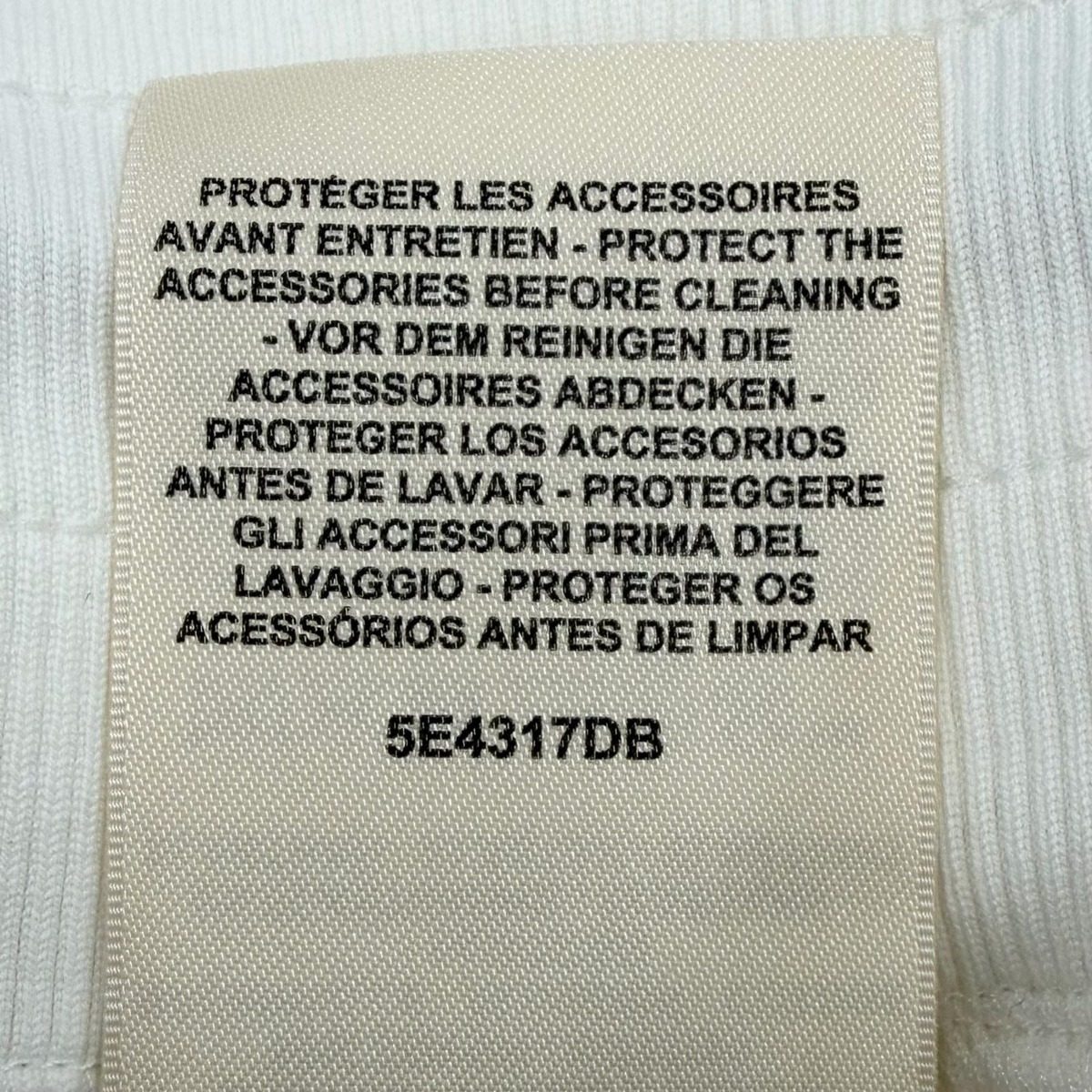 Hermes Made Coaching Remix Cotton Blanc Naturel Mini Skirt with Drawstring 36 — view 9