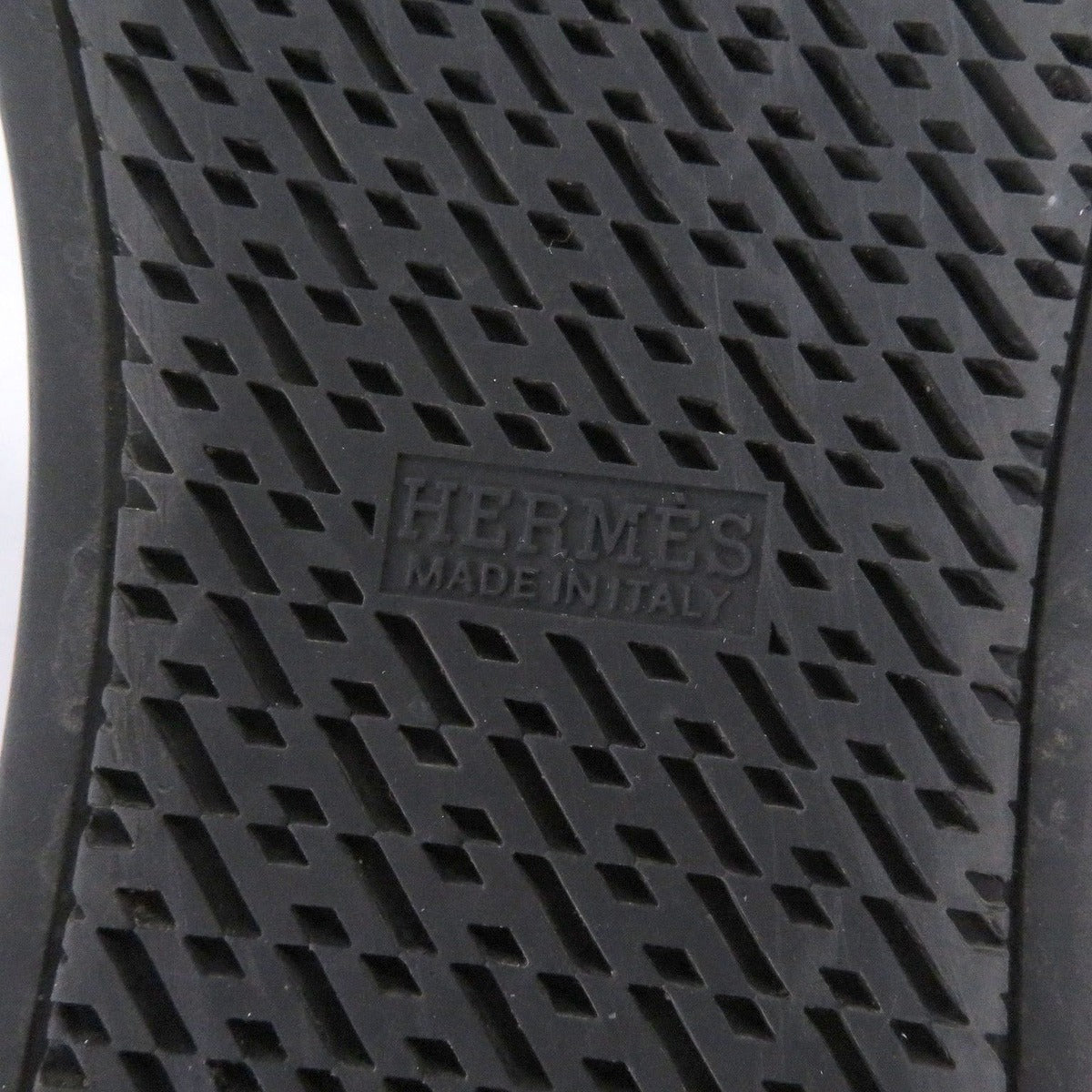 Hermes Lennox Collier de Chien Lace Up Leather High Cut Sneakers Black 41.5 — view 9