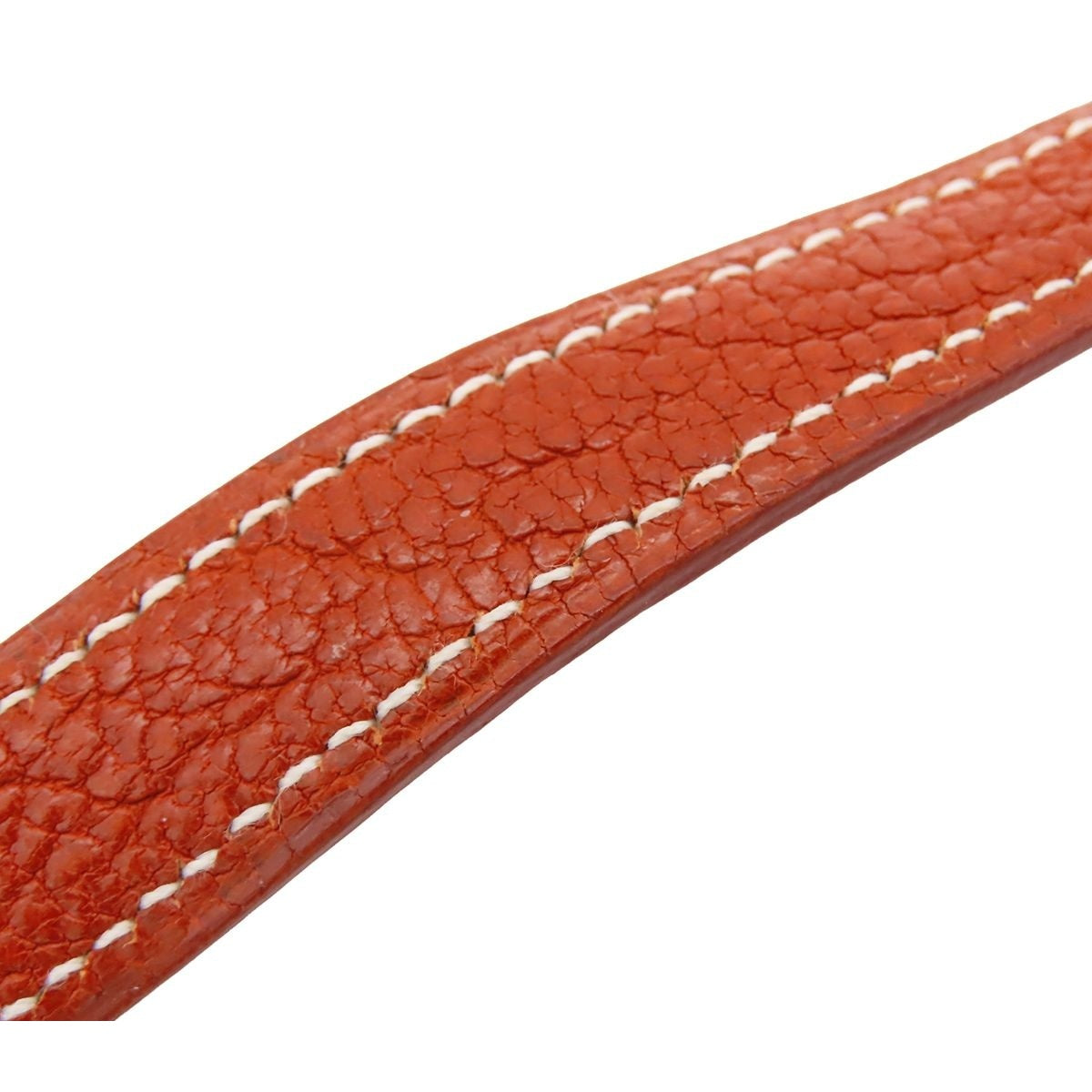 Hermes Brick Gold Chevre Kelly Shoulder Strap — view 6