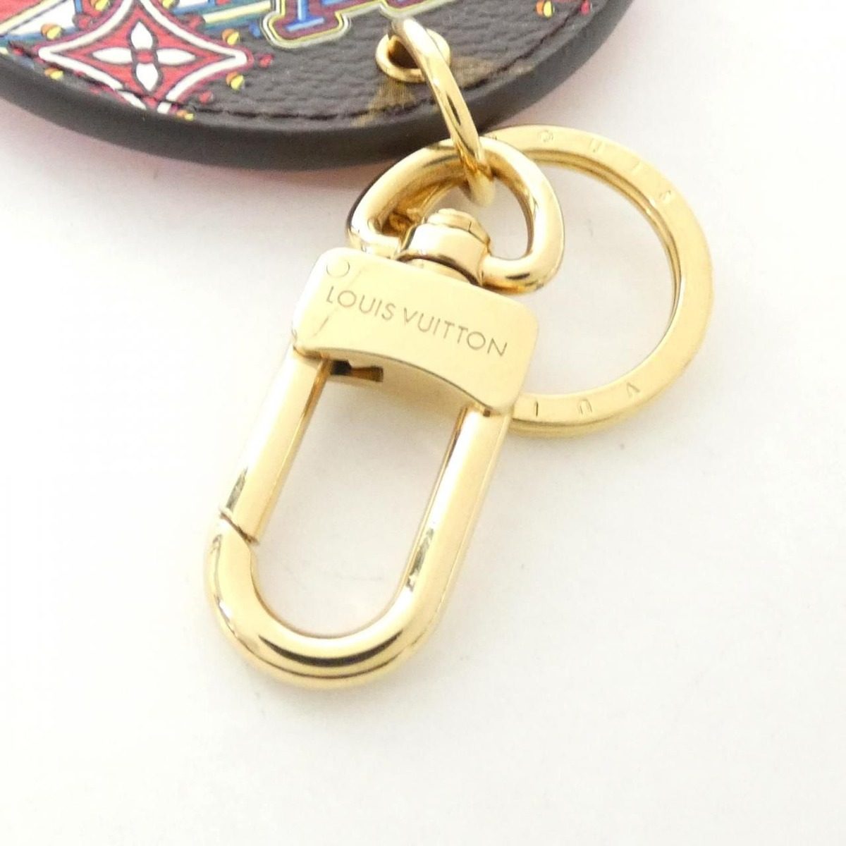 Louis Vuitton Monogram Porte Cles Illustre Vivienne Key Ring — view 5