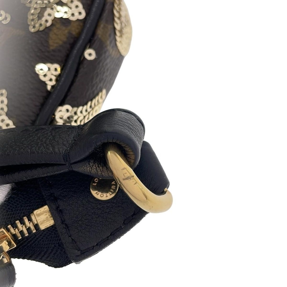 Louis Vuitton Monogram Eclipse Mini Pochette Pouch — view 7