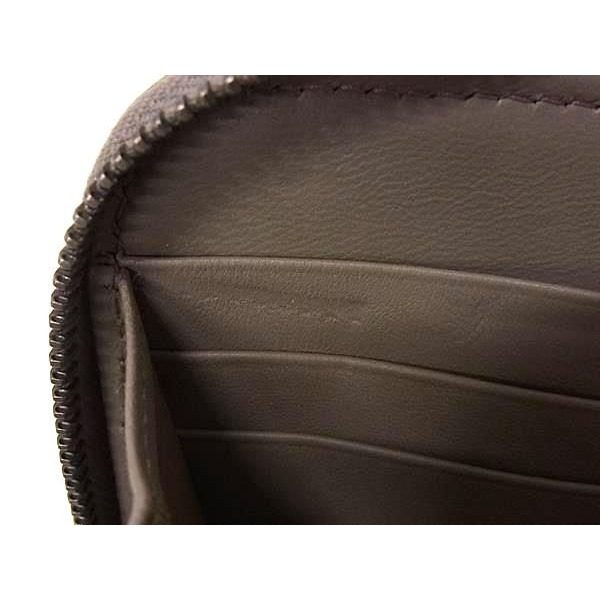 Bottega Veneta Intrecciato Leather Zip Around Wallet Grey — view 6