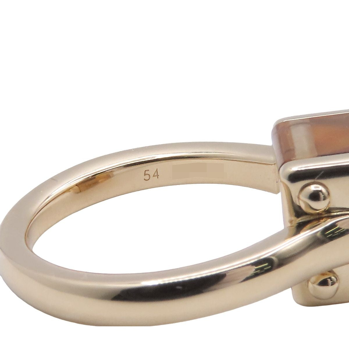 Louis Vuitton Cube Yellow Gold 18k Citrine 54 Ring — view 8