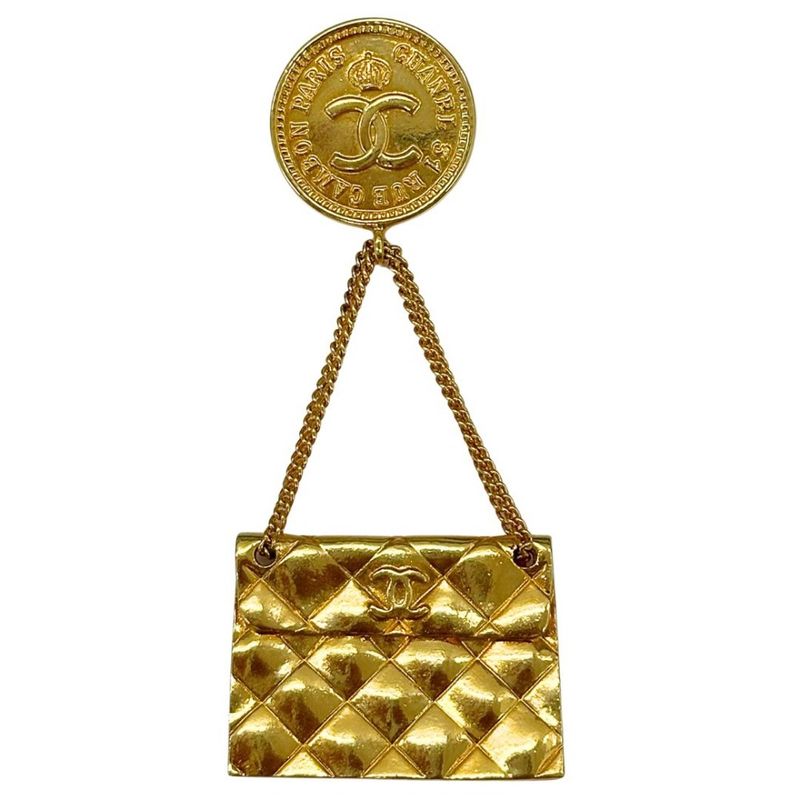 Chanel Matelasse Bag Motif Brooch