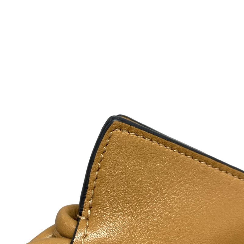 Loewe Flamenco Clutch Nano Light Brown Leather