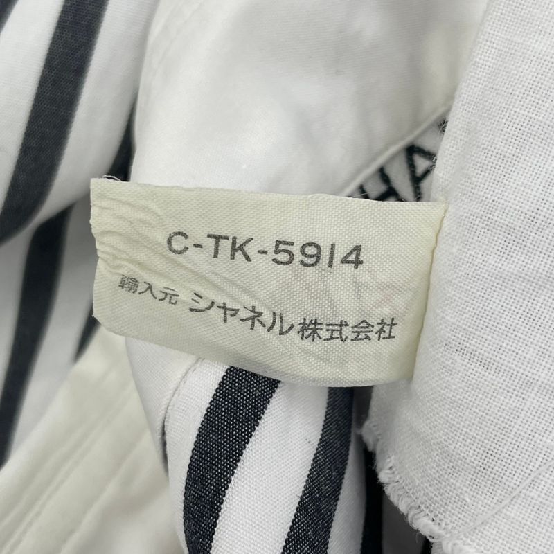 Chanel Shirt Long Sleeves Checkered White And Black