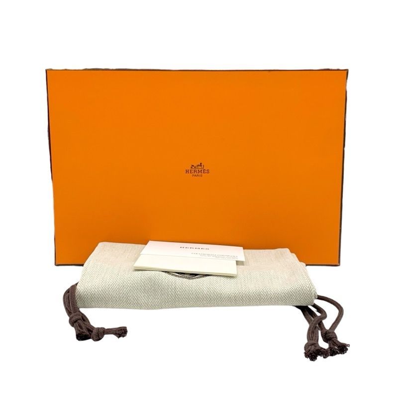 Hermes Royal Loafer Leather Shoes Leather Brown Beige Unused Moccasins Flat