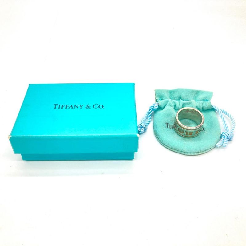 Tiffany & Co Tiffany & Co Atlas Ring Ring Approx Size 12 Sv925 107 G Silver