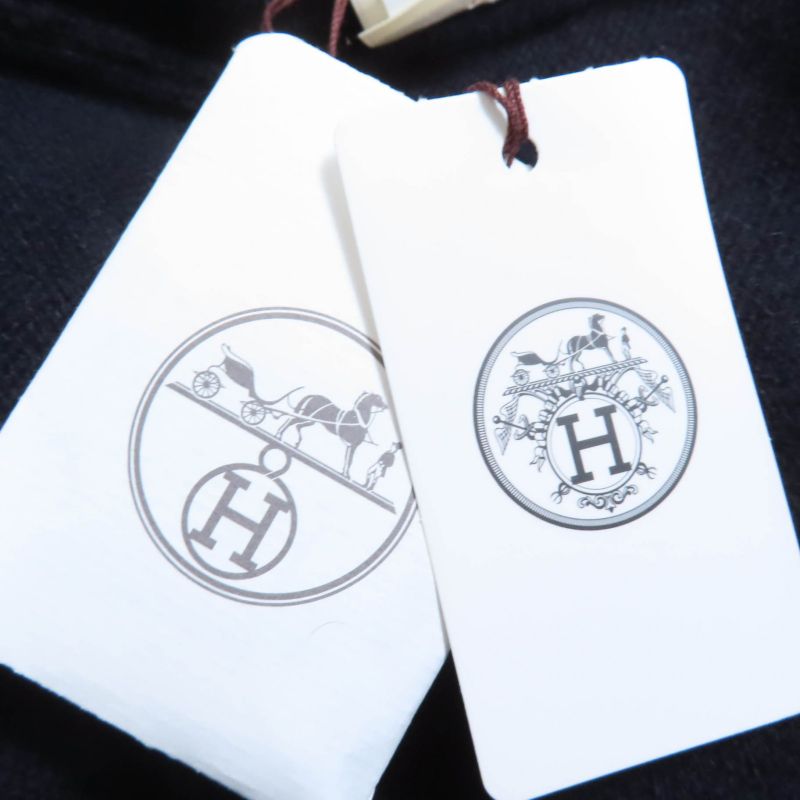 Hermes 2702d1 24AW 100% Cashmere Serie Buttons Long Sleeves Knitted Cardigan