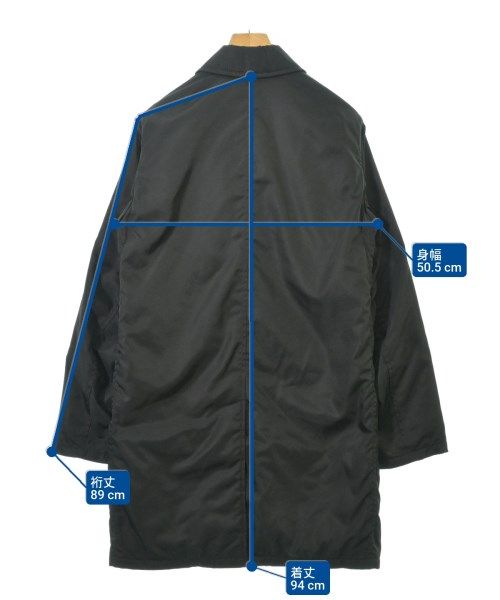 Prada Stainless Steel Collar Coat For Men