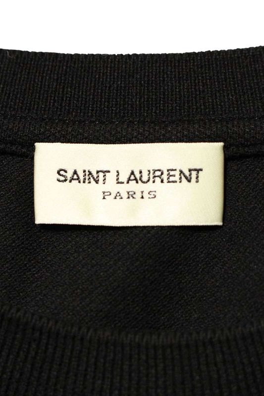 Saint Laurent Paris 781566 Y37hc Logo Embroidery T-shirt Men's XS