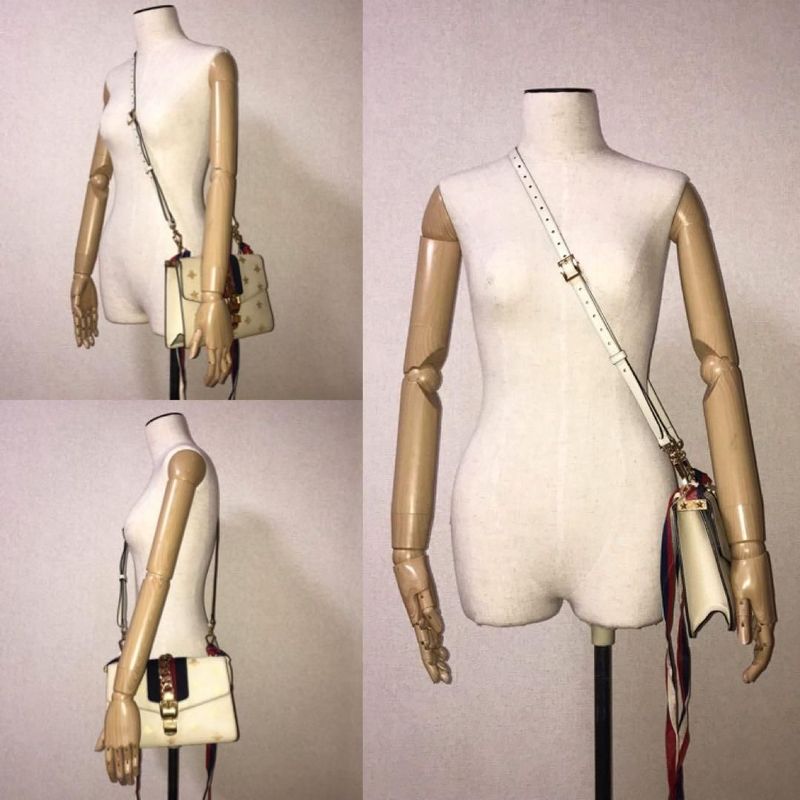 Gucci Leather Sylvie Bi&star Small Shoulder Bag Price Negotiation Welcome