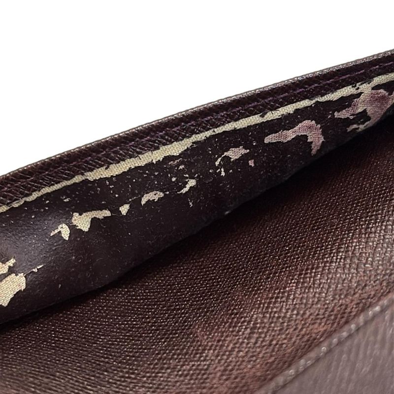 Louis Vuitton Taiga Porte Barrule Carte Cles Di M30396 Acajou Leather