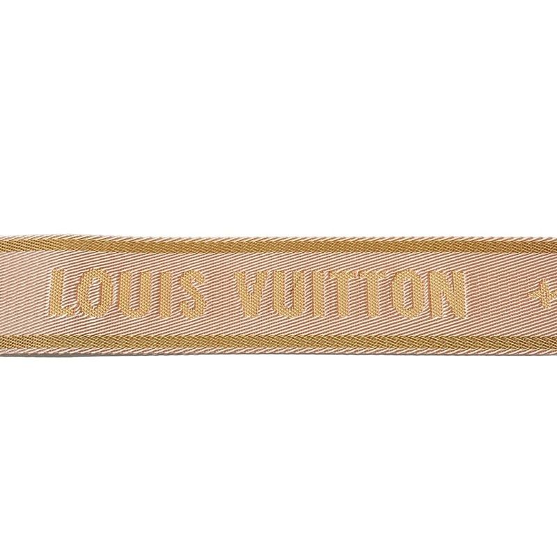 Louis Vuitton Shoulder Strap - Pink X Brown X Dark Brown M44840 Attached