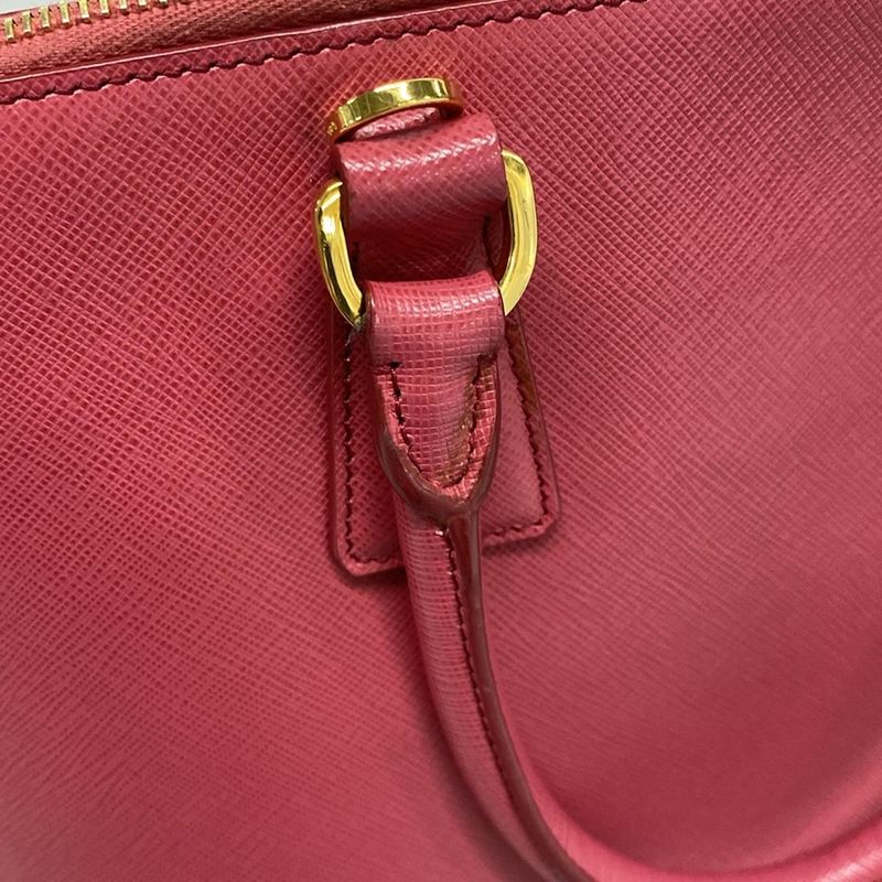 Prada Handbag Promenade Bl0837 Pink Leather