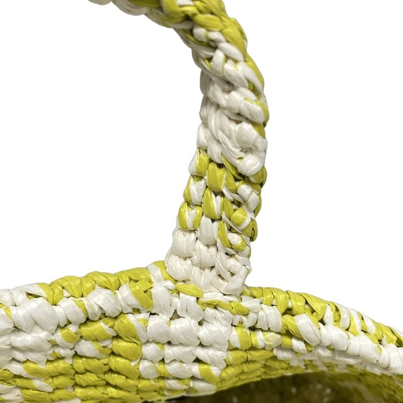 Prada Tote Bag - Light Green And White Checked