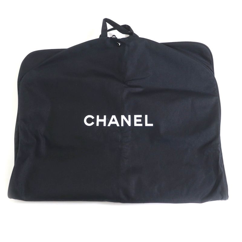 CHANEL P59083 Calfskin Goat Fur Sailor Collar Riders Jacket With Coco Mark