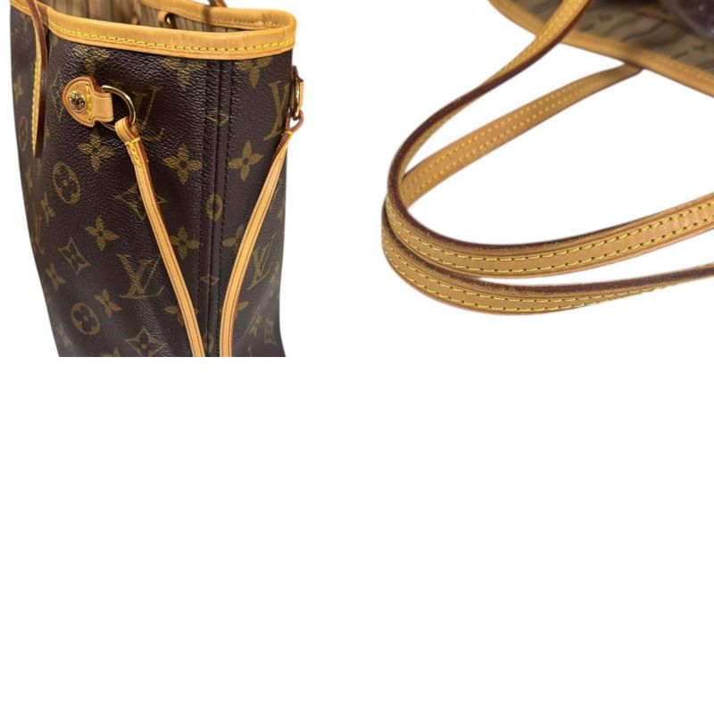 Louis Vuitton Neverfull PM Monogram Tote Bag Monogram Canvas M40155 Brown