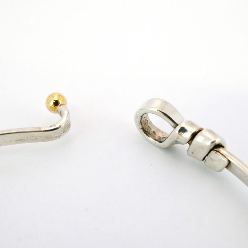 Tiffany & Co Bangle Hook And Eye 18K Yellow Gold Yellow Gold Silver 925 Women
