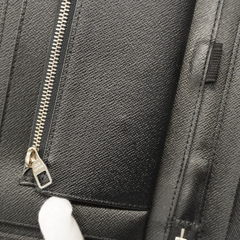 Louis Vuitton Long Wallet Damier Graphite Zippy XL N41503 Black Gray Men's