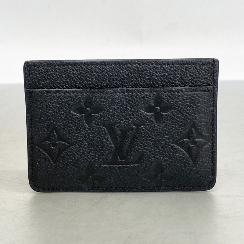 Louis Vuitton Card Case Monogram/empreinte Porte Carthusanple M69171 Noir Black