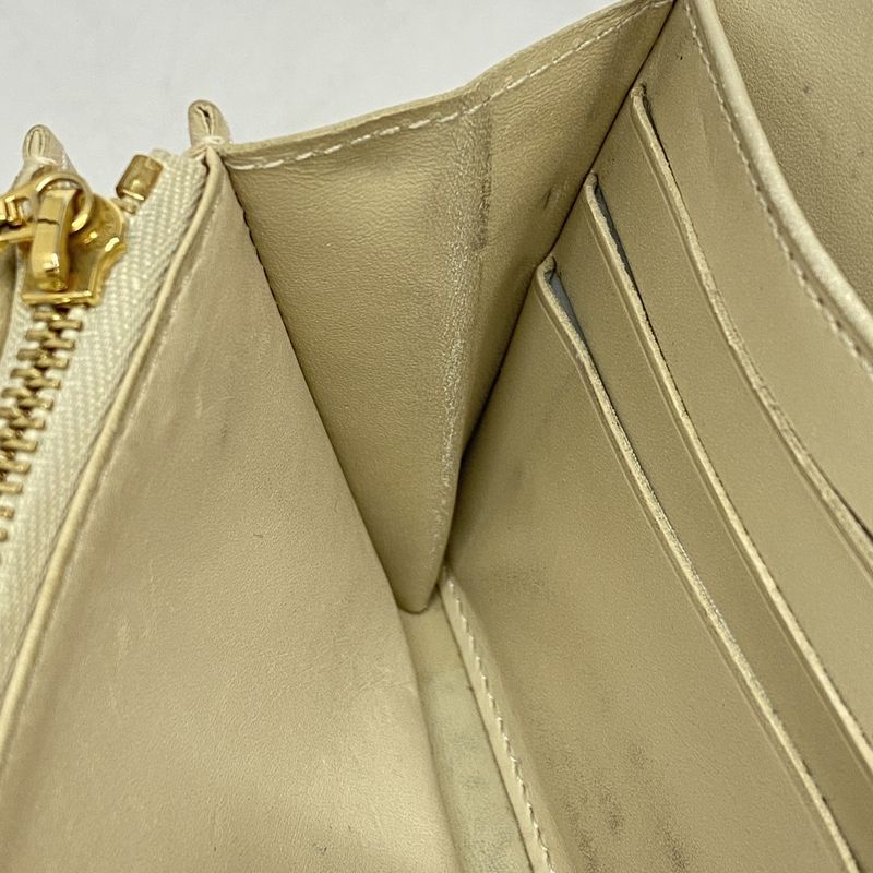 Louis Vuitton Vernis Portefeuille Sarah M91466 Bronze Colailles Women's