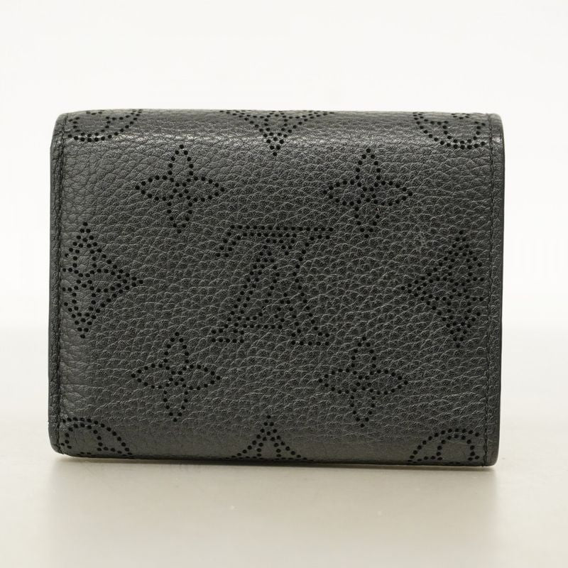Louis Vuitton Mahina Portefeuille Iris XS M67498 Noir Black Women