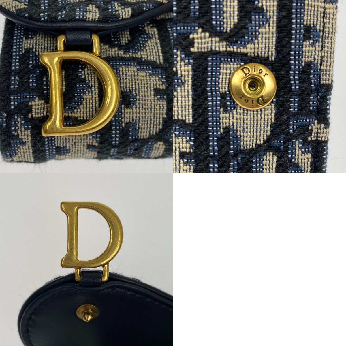 Christian Dior Christian Dior Trifold Wallet S5912ctzq M928 Blue