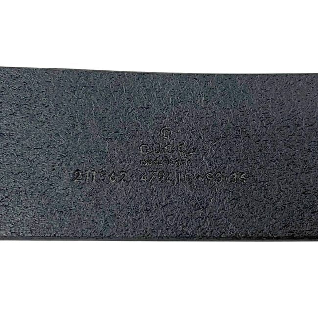 Gucci Belt Black Cima 211362 479610 90 36 Excellent Condition