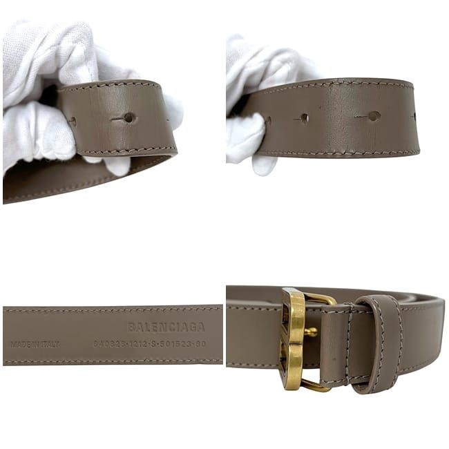 Balenciaga Belt Beige 640828 1212 S 501523 80