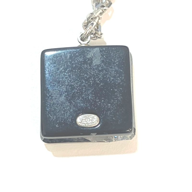 Cahnel Chanel Square Cube COCO Mark Necklace : Y3163